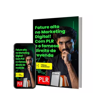 Imagem de capa para o Ebook PLR para iniciantes (guia completo para faturar muito com ebooks plr)