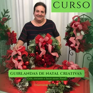 Imagem do curso Guirlandas de Natal Criativas, Renda Extra