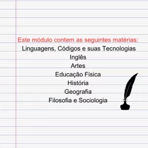 Imagem de capa para o Ebook Módulo de Revisão ENEM 1 ° dia