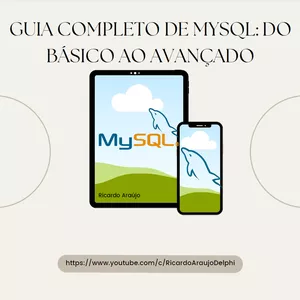 Imagem de capa para o Ebook GUIA COMPLETO DE MYSQL: DO BÁSICO AO AVANÇADO