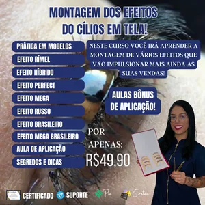 Imagem de capa para o Curso online Montagem de Efeitos na Tela