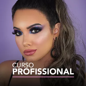 Curso Curso Profissional - Esfumado Alongado com Glitter