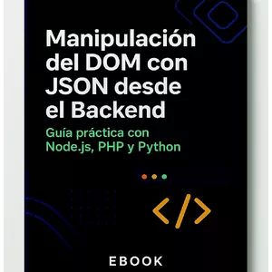 Imagen de portada para Ebook Manipulación del DOM con JSON desde el Backend
