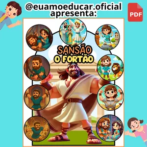 Imagem de capa para o Ebook Sansão o Fortão 