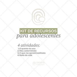 Imagem de capa para o Ebook Kit de Recursos Terapêuticos para Adolescentes