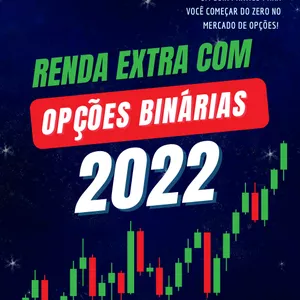 Imagem de capa para o Ebook Renda extra com opções binárias.