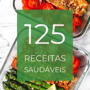 Imagem de capa para o Ebook 125 Receitas Saudáveis 