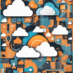 Imagem de capa para o Ebook Desbravando as Nuvens: Uma Jornada pela Evolução da Computação em Nuvem