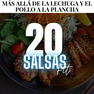 Imagen de portada para Ebook 20 Recetas de Salsas Fit