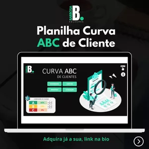 Imagem de capa para o Ebook Planilha de Curva ABC de Clientes