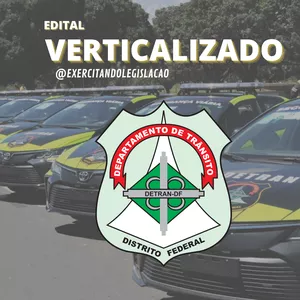 Imagem de capa para o Ebook Edital VERTICALIZADO DETRAN-DF