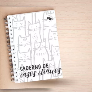 Imagem de capa para o Ebook Caderno de Casos Clínicos (com linhas)