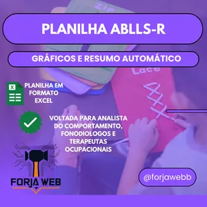 Imagem de capa para o Ebook Planilha Automática ABLLS-R – Resumo de Resultados com Gráficos Profissionais