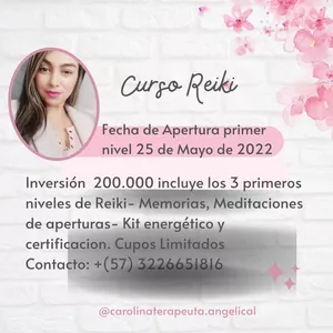 Imagen de portada para Curso online CURSO DE REIKI