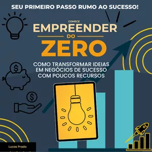 Imagem de capa para o Ebook COMECE EMPREENDER DO ZERO