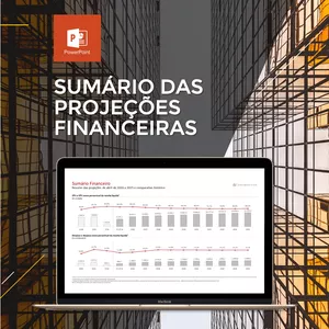 Imagem de capa para o Curso online PowerPoint Executivo - Aula 04 | Sumário das Projeções Financeiras