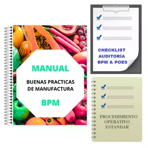 Imagen de portada para Ebook Plantilla Manual Buenas Prácticas de Manufactura y BONOS