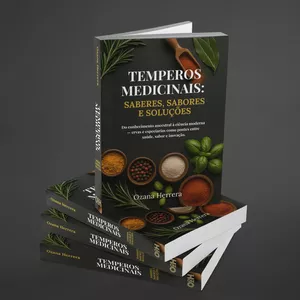 Imagem de capa para o Ebook Temperos Medicinais – Sabores que Curam
