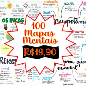 100 Mapas Mentais de História - Diego Sales de Oliveira | Hotmart