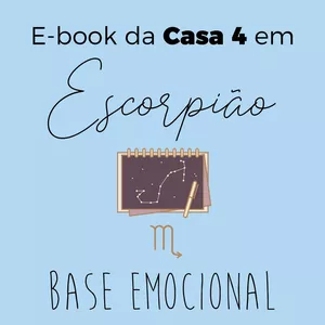 Imagem de capa para o Ebook E-book Casa 4 em Escorpião - Lamparina Astrológica
