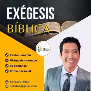 Imagen de portada para Curso online CURSO DE EXÉGESIS BÍBLICA | PASTOR JONATÁN