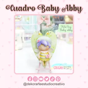 Imagen de portada para Curso online CUADRO DECORATIVO "BABY ABBY (FOAMY)