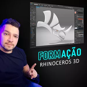 Imagem de capa para o Curso online Formação Rhinoceros 3D