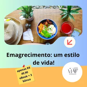 Imagem de capa para o Ebook Emagrecimento: um estilo de vida