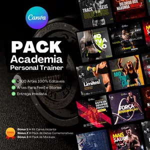 Imagem do curso Pack Canva Para Academias e Personal Trainers