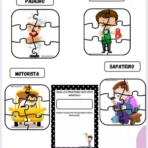 Imagem de capa para o Ebook QUEBRA-CABEÇA DAS PROFISSÕES