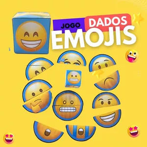 Imagem de capa para o Ebook Jogo Dados dos Emojis 