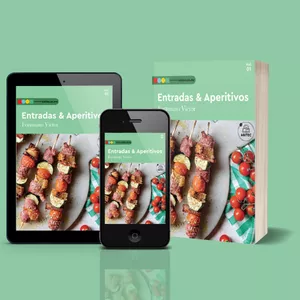 Imagem de capa para o Ebook Aperitivos e Entradas nutritivas
