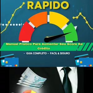 Imagem de capa para o Ebook Manual Completo: Como Aumentar Seu Score de Crédito em Poucos Dias