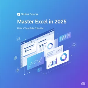 Imagem de capa para o Curso online Curso básico de EXCEL online - 2025