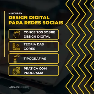 Imagem de capa para o Curso online Design Digital para Redes Sociais