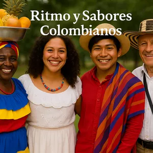 Imagen de portada para Curso online Cultural Spanish Immersion – A1–B2 | Ritmo y Sabores Colombianos