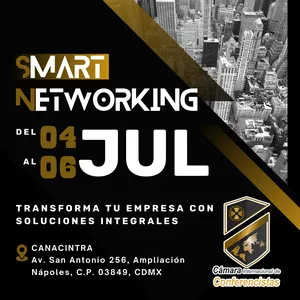 Imagen de portada para Evento presencial Smart Networking CDMX