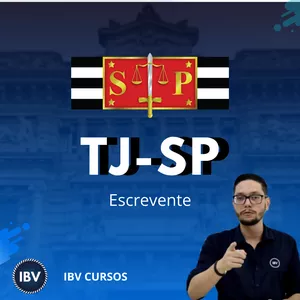 Imagem de capa para o Curso online TJ-SP - Escrevente 