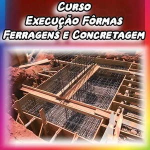 Imagem do curso Execução, Inspeção e Fiscalização de Fôrmas, Ferragens e Concretagem (Técnica na Prática)