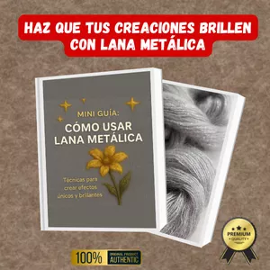 Imagen de portada para Ebook Lana Metálica: Técnicas Creativas Paso a Paso