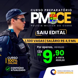 Imagem do curso PM CE (Polícia Militar do Ceará) - Soldado