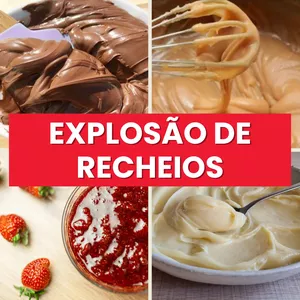 Imagem de capa para o Ebook Explosão de Recheios - 150 Recheios Infalíveis