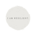 I AM RESILIENT.  logo