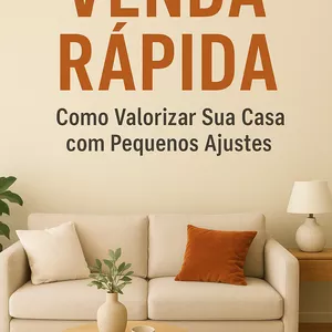 Imagem de capa para o Ebook Venda Rápida: Como Valorizar Sua Casa com Pequenos Ajustes