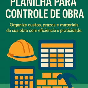 Imagem de capa para o Curso online PLANILHA PARA CONTROLE DE OBRA