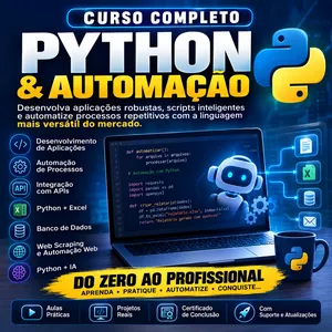 Imagem do curso Curso Completo — Python & Automação
