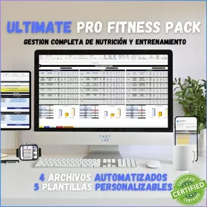 Imagen de portada para Ebook Ultimate Pro Fitness Pack: Gestión Completa de Nutrición y Entrenamiento