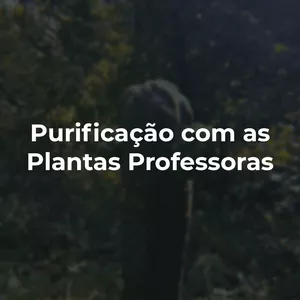 Imagem de capa para o Evento presencial Purificação com as Plantas Professoras #02