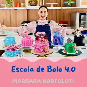 Curso Escola de Bolo 4.0 - 4 em 1 by Marrara Bortoloti