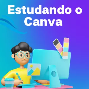 Imagem de capa para o Curso online Estudando o Canva (com certificado)